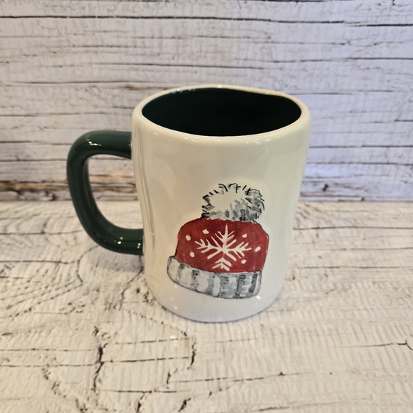 Rae Dunn Winter "Cocoa" Mug with PomPom Hat - Picture 3 of 3